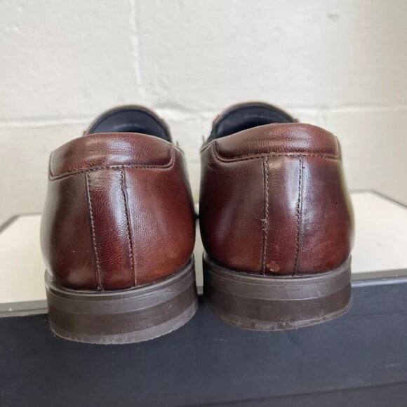 Magnanni Linea Merino 16923 Brown Leather Loafer Dress Shoes Slip On Men's 7 M - Picture 6 of 12